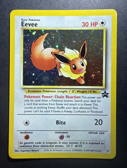 2000 Pokemon HOLO EEVEE Black Star Promo - #11 - Image 1