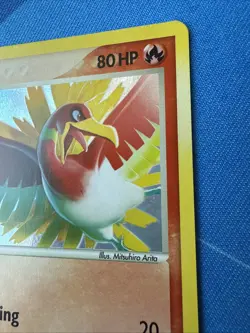 2007 Pokemon HOLO Ho-Oh Pop Series 5 RARE #1/17 - Image 3