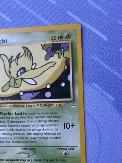 Celebi 16/64 Neo Revelation Unlimited Non-Holo Rare VINTAGE Pokemon 2000 - Image 4