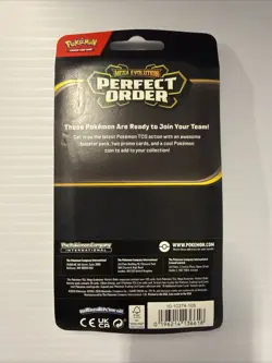 Pokemon TCG Perfect Order Blister Pack Clauncher Clawitzer Snorlax | SEALED - Image 2