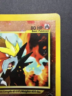 2001 Pokemon HOLO PROMO Entei #34 - Image 3