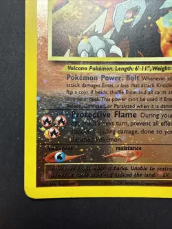 2001 Pokemon HOLO PROMO Entei #34 - Image 5