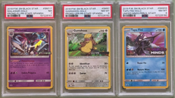 (3) Pokemon STAFF Stamped Promo Lot. Spanish and English PSA 7, 8 Read Descript - Image 1