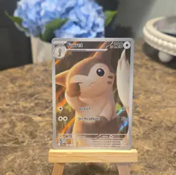 Pokemon TCG Furret 168/159 Sv09: Journey Together Illustration Rare Holo - Image 1