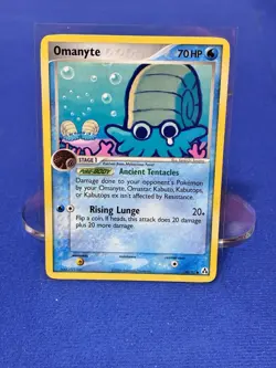 Pokemon Omanyte 60/92 EX Legend Maker Common 70 HP Stage 1 Regular (2006) - Image 1