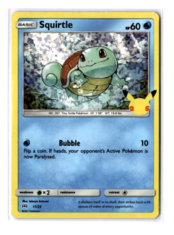 Pokemon Squirtle 17/25 McDonalds 25th Anniversary promo Holo NM or better QTY - Image 1