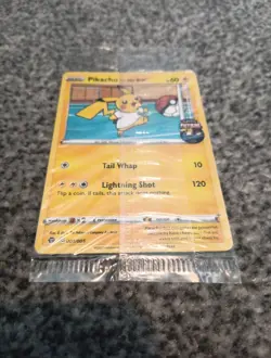 Pokemon Pikachu TCG On the Ball Promo Card 001/005 UK Exclusive, Sealed - Image 4