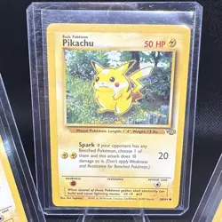 Pokemon TCG Pikachu Jungle Set 3 Cards 1999 English Regular Vintage - Image 3