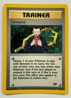 Giovanni 18/132 Gym Challenge Holo Rare Vintage NM Pokemon Card - Image 2