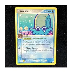 Pokemon TCG Omanyte 60/92 Legend Maker Common Regular English 70 HP Stage 1 - Image 1