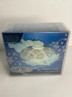 Pokemon TCG Stellar Crown Pokemon Center Exclusive ETB Elite Trainer Box Sealed - Image 1
