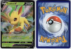 Leafeon V 013/159 Holo V Rare Crown Zenith Pokemon Near Mint - Image 2
