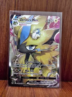 Pokemon SWSH Crown Zenith #GG42 Zeraora Vmax NM - Image 1
