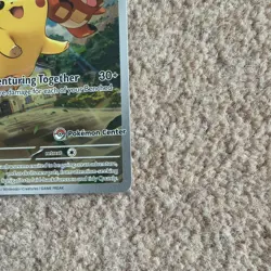 Pokemon TCG Pikachu Pokemon Center Stamped Promo Exclusive SVP 027 - Image 2