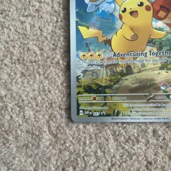 Pokemon TCG Pikachu Pokemon Center Stamped Promo Exclusive SVP 027 - Image 3