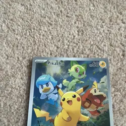 Pokemon TCG Pikachu Pokemon Center Stamped Promo Exclusive SVP 027 - Image 4