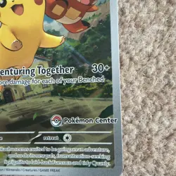 Pokemon TCG Pikachu Pokemon Center Stamped Promo Exclusive SVP 027 - Image 5