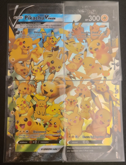 Pokemon Pikachu V-Union Complete Set NM SWSH139 SWSH140 SWSH141 SWSH142 TCG - Image 1
