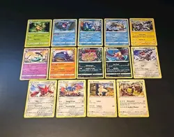 Pokemon TCG SWSH Rebel Clash RARE Non Holo Snorlax 141/192 Mr. Rime Mandibuzz NM - Image 1