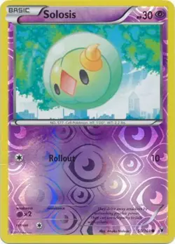 Pokemon - Solosis - 50/101 - Common - Reverse Holo - BW - Noble Victories - NM - Image 1