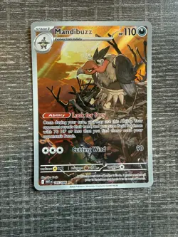 Pokemon Mandibuzz 145/086 Sv: White Flare Holo - Image 3