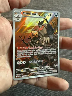 Pokemon Mandibuzz 145/086 Sv: White Flare Holo - Image 5