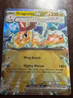 Pokemon Dragonite ex 159 197 Stage 2 Tera Ultra Rare Full Art Holo NM - Image 1