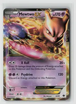 Mewtwo Ex #54/99 Next Destinies Ultra Rare Pokemon TCG MP - Image 1