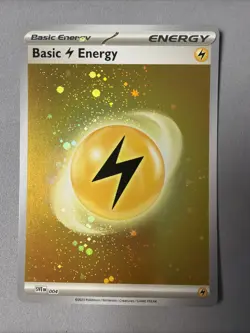 Pokemon TCG * SVE 004 LIGHTENING COSMOS * BASIC ENERGY HOLO * FRESH PK - Image 1