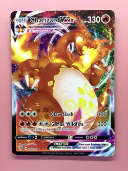 Pokemon Charizard VMAX Gigantamax Darkness Ablaze Holo Rare # 020/189 - Image 1