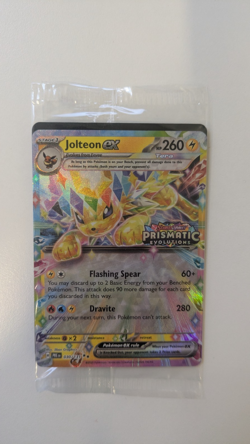 Jolteon ex 030/131 Prismatic Evolutions Stamp Promo Pokemon TCG S&V Sealed - Image 1