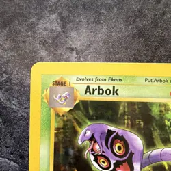 Pokemon Arbok 31/62 Fossil 1st Edition Stage 1 60 HP Uncommon Regular WOTC 1999 - Image 2