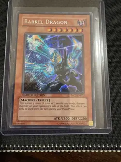 Yu-Gi-Oh! Barrel Dragon MC1-EN002 Secret Rare Limited Edition - Image 1
