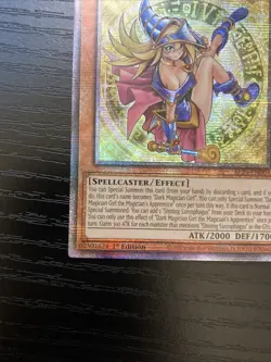 Dark Magician Girl The Magician's Apprentice QCSR ALIN-EN004 1st Edition Yugioh - Image 3