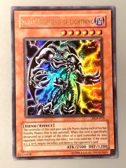 yugioh Skull Archfiend of Lightning DCR-073 Ultra Rare Unlimited Ed near mint - Image 1