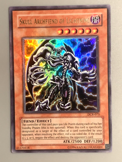 yugioh Skull Archfiend of Lightning DCR-073 Ultra Rare Unlimited Ed near mint - Image 3