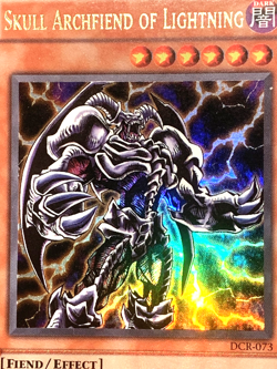 yugioh Skull Archfiend of Lightning DCR-073 Ultra Rare Unlimited Ed near mint - Image 4