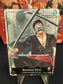 Roronoa Zoro - OP01-001 (Alternate Art) OP01-001 One Piece Promotion Cards Foil - Image 1