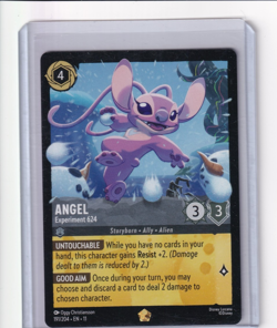 Disney Lorcana Winterspell Angel Experiment 624 191/204 Legendary Non-Foil NM - Image 1