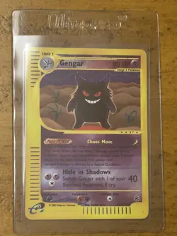 2002 Pokemon Gengar Reverse Holo #48/165 Expedition Card RARE TCG VINTAGE - Image 1