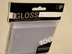 Ultra Pro Standard Card Protectors - 100 Sleeves 66mm x 91mm Gloss Clear - New - Image 2