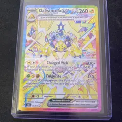 Pokemon TCG Galvantula EX Stellar Crown Card 168/142 Special Illustration Rare - Image 1