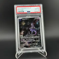 PSA 10 Pokemon Mewtwo Card 151 sv2a 183 JAPANESE 2023 ILLUSTRATION RARE - Image 1