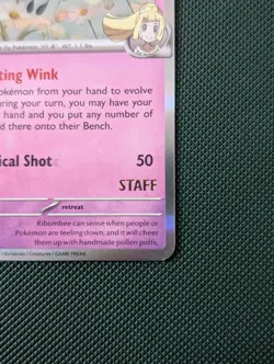 Lillie's Ribombee STAFF SVP 183 Journey Together Pokemon Card Promo Pre Release - Image 5