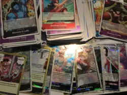 ONE PIECE TCG Lot 160+ Playable Cards NM; many foils, many characters unsearched - Image 1