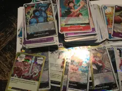 ONE PIECE TCG Lot 160+ Playable Cards NM; many foils, many characters unsearched - Image 3