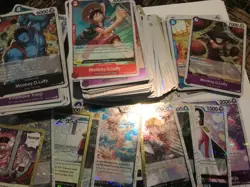 ONE PIECE TCG Lot 160+ Playable Cards NM; many foils, many characters unsearched - Image 4