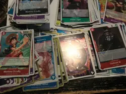 ONE PIECE TCG Lot 160+ Playable Cards NM; many foils, many characters unsearched - Image 5