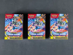 Pokemon Chaos Rising 3x Build & Battle Factory Sealed Boxes In Hand Quick Ship! - Image 1