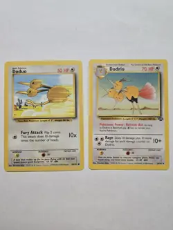 Dodrio 34/64 Jungle and Doduo 48/102 Base Set Pokemon Lot of 2 Cards - Image 1